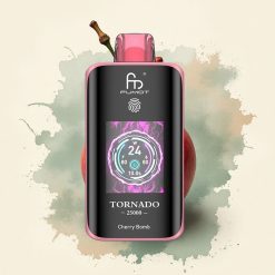 Fumot Tornado 25000 Puffs Bomba Cereza HD Pantalla 700mAh 20ml Nicotina