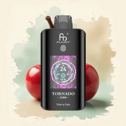 Fumot Tornado 25000 Puffs Cherry Cola HD Pantalla 700mAh 5% Nicotina