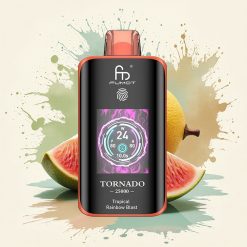 Fumot Tornado 25000 Puffs Explosión Tropical del Arcoíris con Pantalla HD y 700mAh