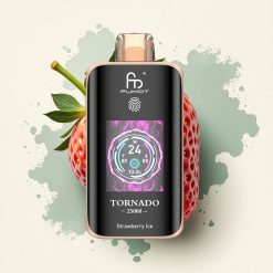 Fumot Tornado 25000 Puffs Fresa Helada Pantalla HD 700mAh 5% Nicotina