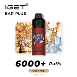 igae spain- 6200N232 hielo de cola barra iget barra iget plus 6000 caladas