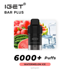 igae spain- 6200N272 hielo de sandia barra iget barra iget plus pod 6000 inhalaciones