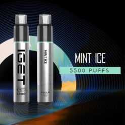 igae spain- 6200N436 hielo de menta barra iget iget caliente - 5500 inhalaciones