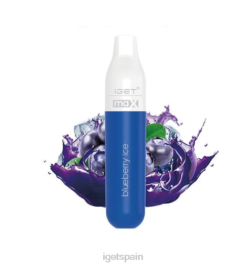 igae spain- 6200N526 hielo de arándanos barra iget iget max - 2300 inhalaciones