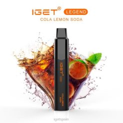 igae spain- 6200N576 refresco de cola y limón barra iget leyenda iget - 4000 inhalaciones