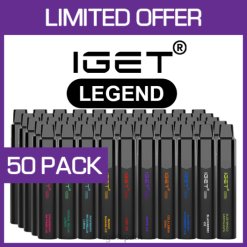 IGET bar discount- 6200N531iget bar store iget legend - 4000 inhalaciones - paquete de 50