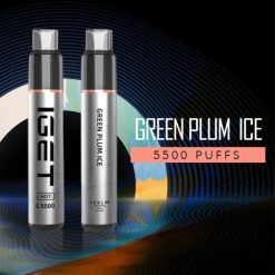 IGET bar spain- 6200N538 hielo de ciruela verde Venta de barra iget iget hot - 5500 inhalaciones
