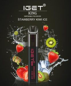 IGET bar spain- 6200N598 hielo de fresa y kiwi Venta de barra iget iget king - 2600 inhalaciones