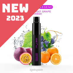 IGET bar spain- 6200N648 maracuyá uva naranja Venta de barra iget leyenda iget - 4000 inhalaciones