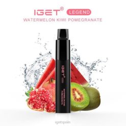IGET bar spain- 6200N658 sandía kiwi granada Venta de barra iget leyenda iget - 4000 inhalaciones