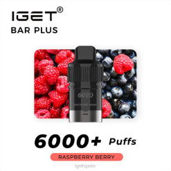 IGET discount- 6200N256 baya de frambuesa iget store iget bar plus pod 6000 inhalaciones
