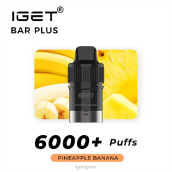 IGET sale- 6200N268 plátano piña Descuento iget vape iget bar plus pod 6000 inhalaciones