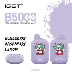 IGET sale- 6200N308 arándano frambuesa limón descuento iget vape iget b5000