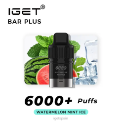 IGET vape sale- 6200N269 sandia hielo de menta Iget vapes a la venta iget bar plus pod 6000 inhalaciones