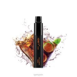 IGET vape sale- 6200N349 refresco de cola y limón Iget vapes a la venta Iget Legend 4000 inhalaciones