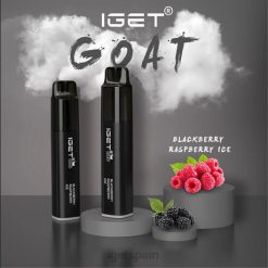 IGET vape spain- 6200N637 hielo de frambuesa y mora venta de vape iget cabra iget - 5000 inhalaciones